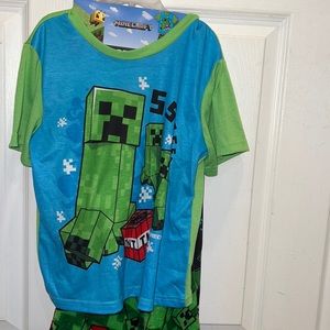 Minecraft 3 piece pajama set